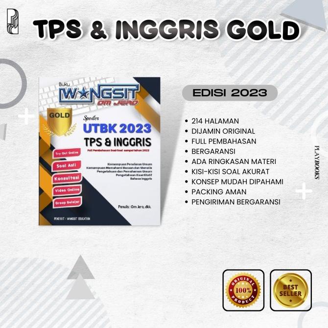 BUKU UTBK 2023 WANGSIT TPS & B INGGRIS GOLD SBMPTN UTBK 2023