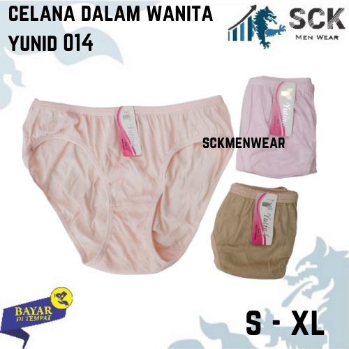 [ISI 3] CD Wanita YUTIND 014 Warna Muda / Celana Dalam Bahan Katun Lembut Yutind art. 014 / Pakaian Dalam - sckmenwear GROSIR