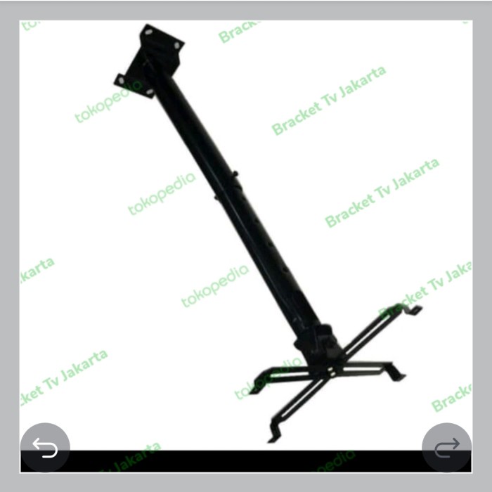 

[[JNT COD]] Braket Bracket Proyektor Gantung tinggi bs di setel sampai 2 meter - Hitam