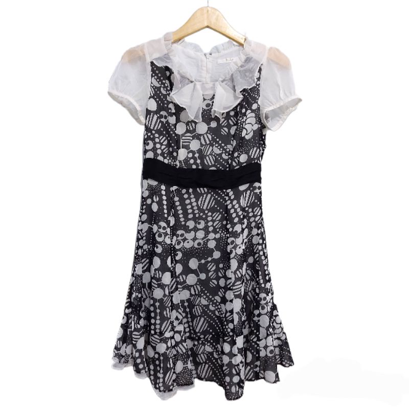 PL Mini Dress Ruffle Sifon Cerutty Remaja / Dewasa Size S