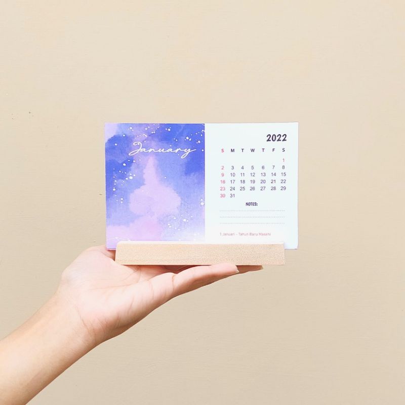 

[READY STOCK] Kalender kayu / Kalender meja kekinian / Kalender custom / Kalender meja Pinterest Custom / Souvenir / Kalender 2024 / Calendar 2024