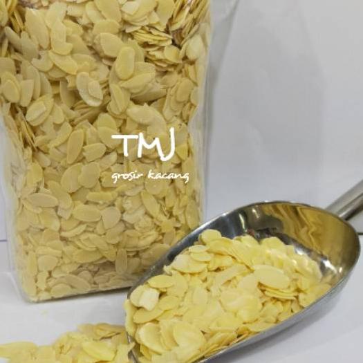 

☊ ALMOND SLICE MENTAH 500gr (irisan tipis) ♫