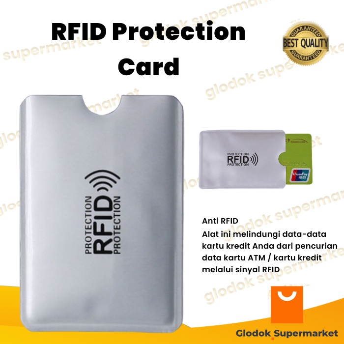 Sarung Pelindung Kartu anti RFID Protection Card Sleeve