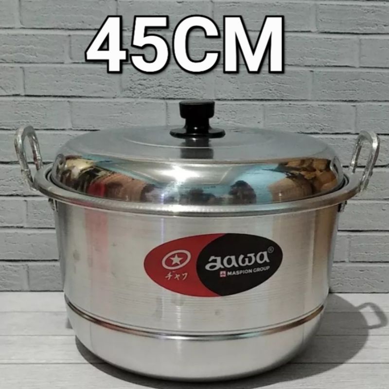 Panci langseng kukusan dandang maspion jawa 45cm/steamer maspion jawa 45cm