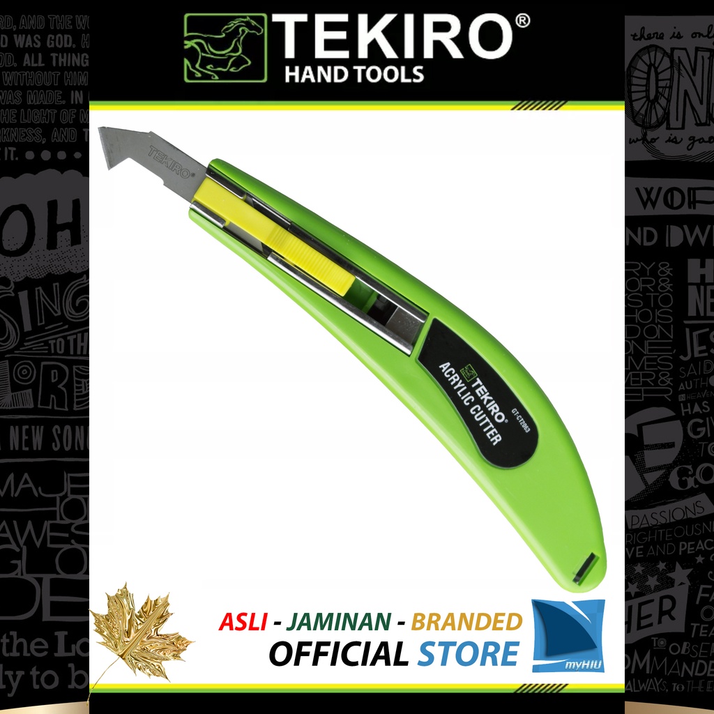 

Pisau Akrilik Khusus Pemotong Acrylic SANGAT TAJAM dan KUAT - Acrylic Cutter CT2063 TEKIRO