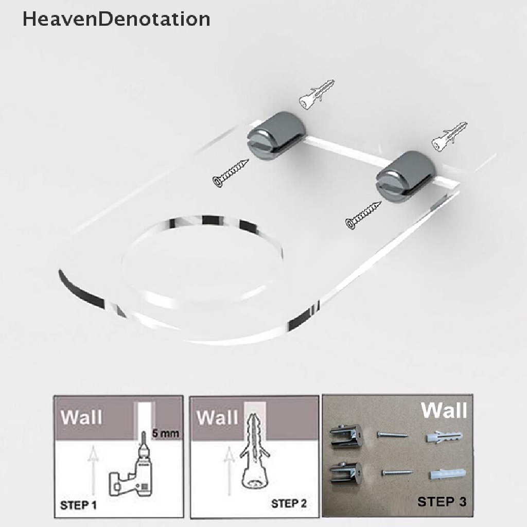[HeavenDenotation] Stand Display Sepak Bola Akrilik Basket Penyangga Bola Dinding Menahan HDV