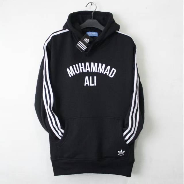 Jaket Sweater hoodie Adiddas Muhammad Ali premium- black