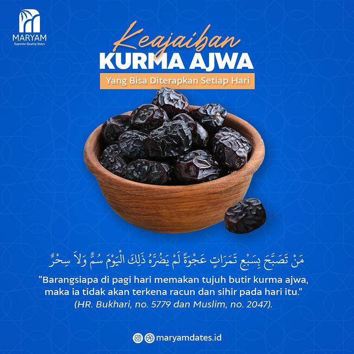 

KURMA AJWA JUMBO PREMIUM 500 GRAM KORMA ASLI MADINAH NABI MARYAM DATES