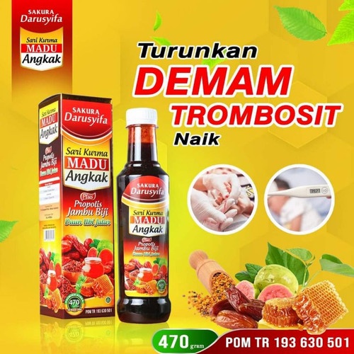 

Sari Kurma Madu Angkak plus Jambu Biji plus Ubi Jalar Darusyifa
