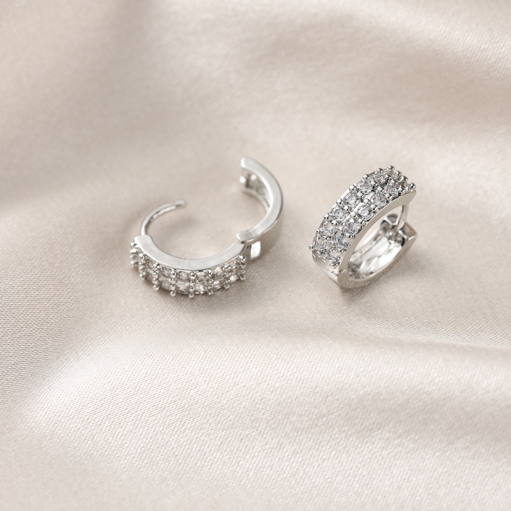 ✅COD✨Anting Wanita Korea Anti Karat Tusuk Titanium Murah D580