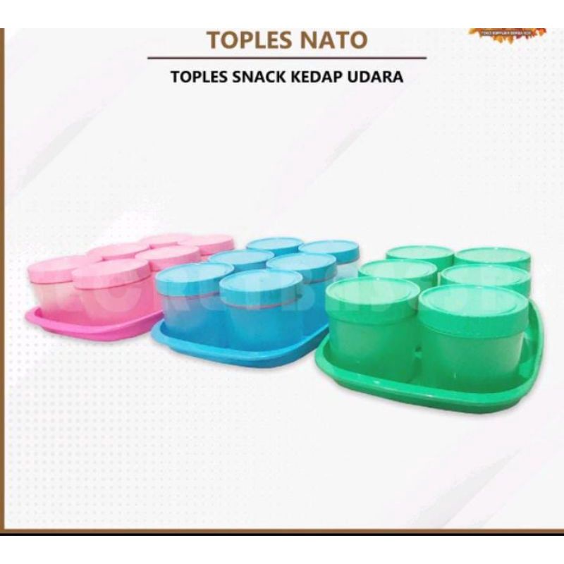 promo terbaru toples nato calista set 7in1/toples polos unit set nampan/toples lebaran/ toples jumbo