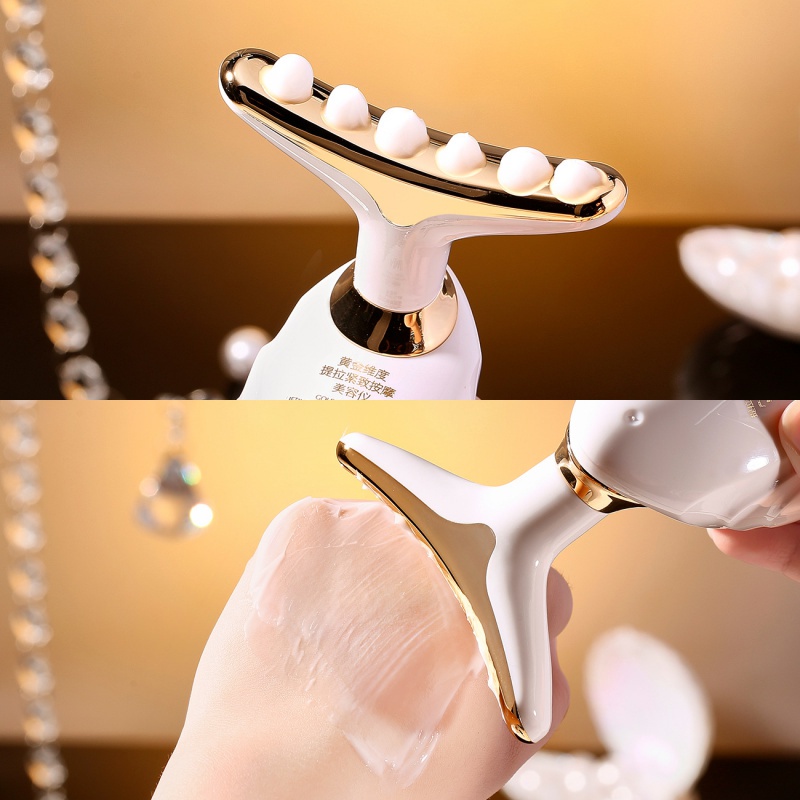 【COD】HIH Produk Pijit Mengencangkan Alat Pijat Getar Multifungsi Alat Pijat Pengencangan Electric Face And Neck Massager