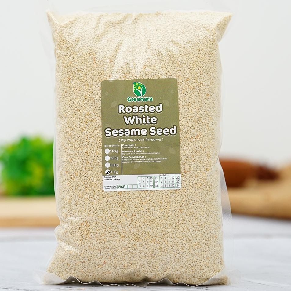 

➽ Roasted Sesame Seed 1kg / Wijen Putih Panggang 1kg ♦