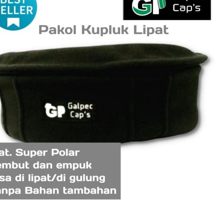 Promo Peci Pakol Lipat Black Edition/ peci afgan / peci lipat/ peci pakol hitam/ peci arab/ kupluk /