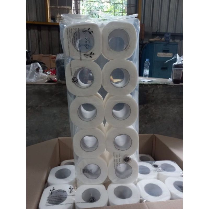 Tissue TOILET Roll Tisu TOILET Roll Tissue Roll Tulip Isi 10 Roll
