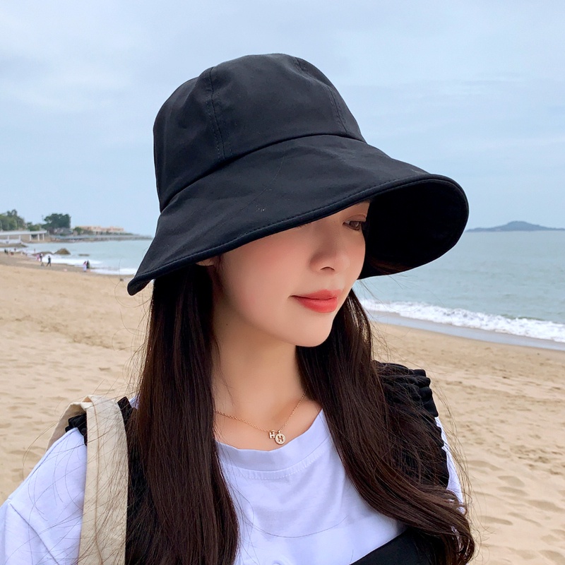 Topi Nelayan Sun Shade Versi Korea Tabir Surya Tren Gaya Tipis