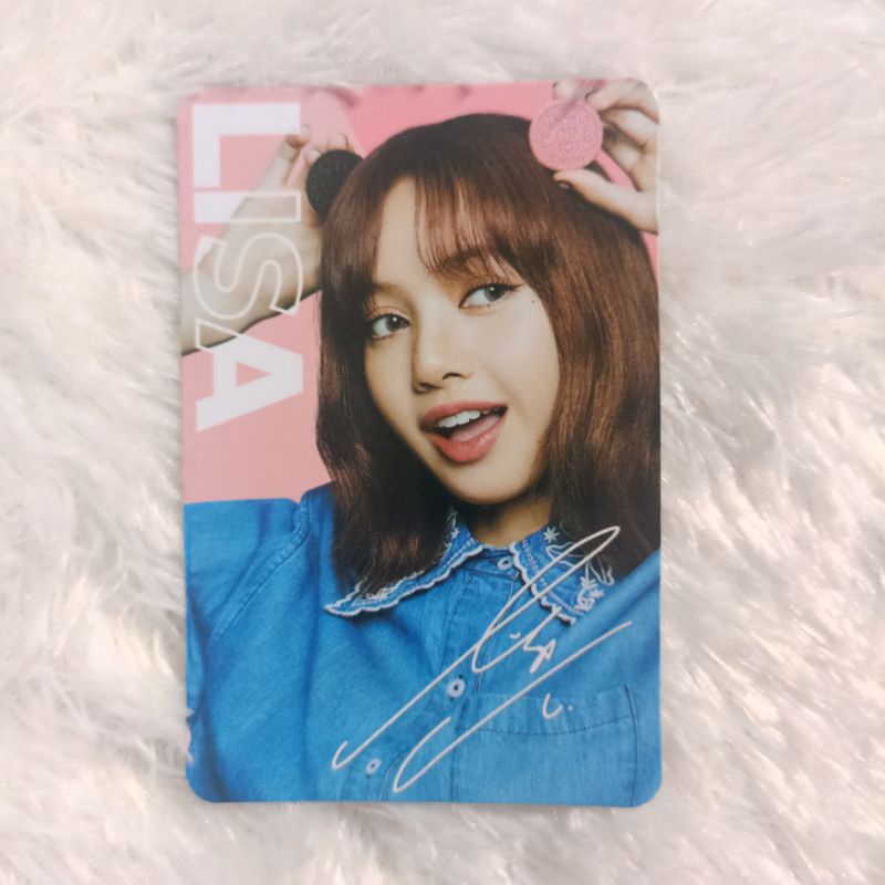 OFFICIAL PHOTOCARD PC OREO LISA BLACKPINK