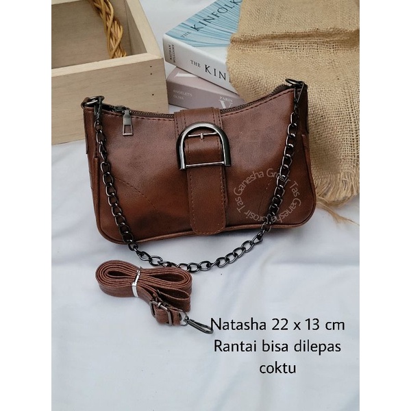 Natasha Vintage Tas Selempang Dan Bahu Wanita