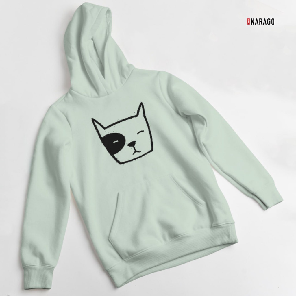 Nara.Grosir - Hoodie Jumper Dog Face l Sweater Hodie Unisex