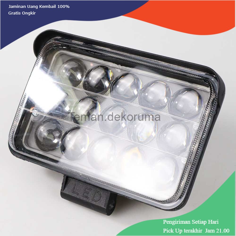 TD - LMP Xianyi Lampu Sorot Tembak Flood Spotlight IP67 Cool White 15 LED 45W - SDL1846