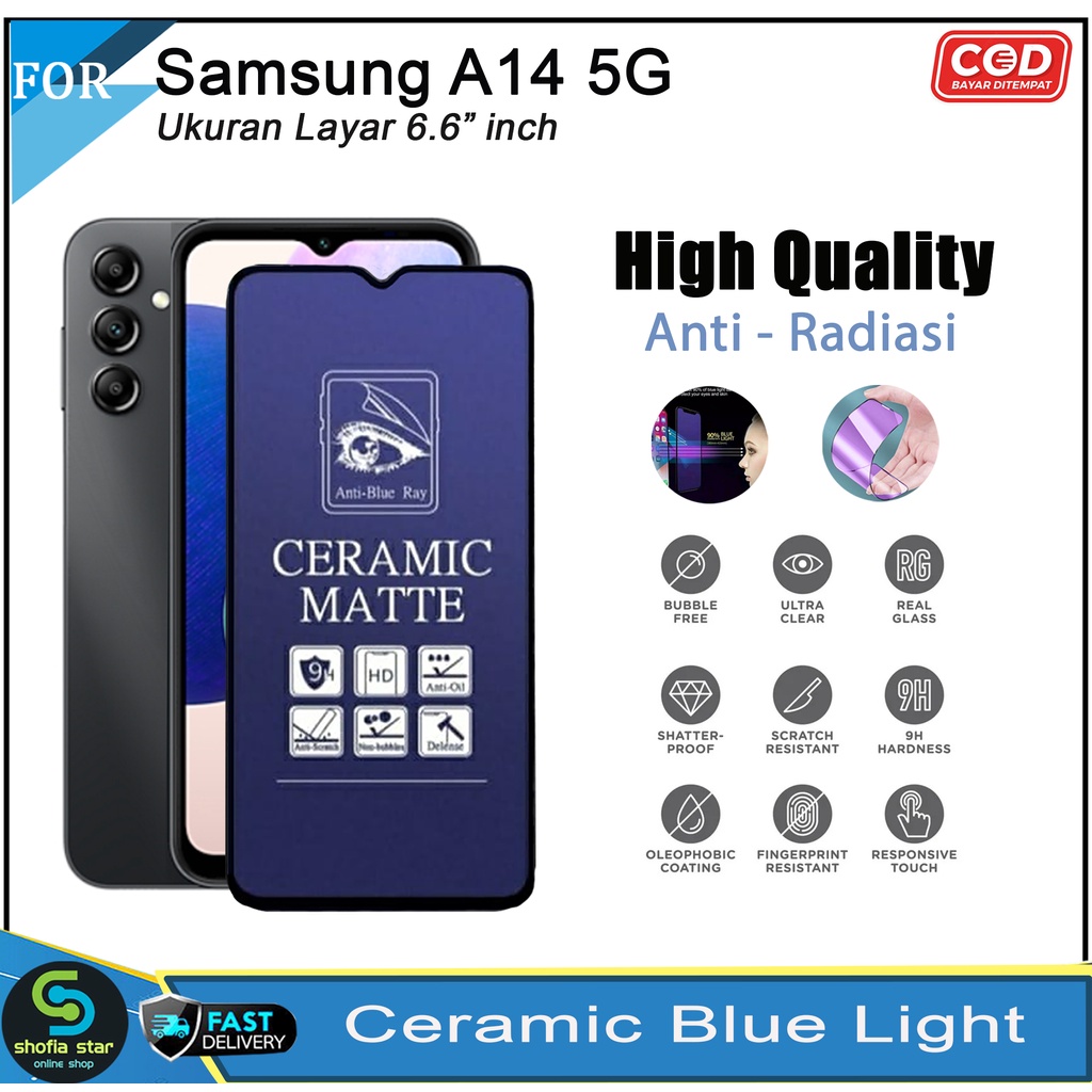 Promo Tempered Glass Privacy Samsung A14 5G A13 4G/5G A12 A22 A23 4G/5G A32 A52/A52s A53 5G A02 A03 A03 Core Anti Gores Anti Spy Full Layar