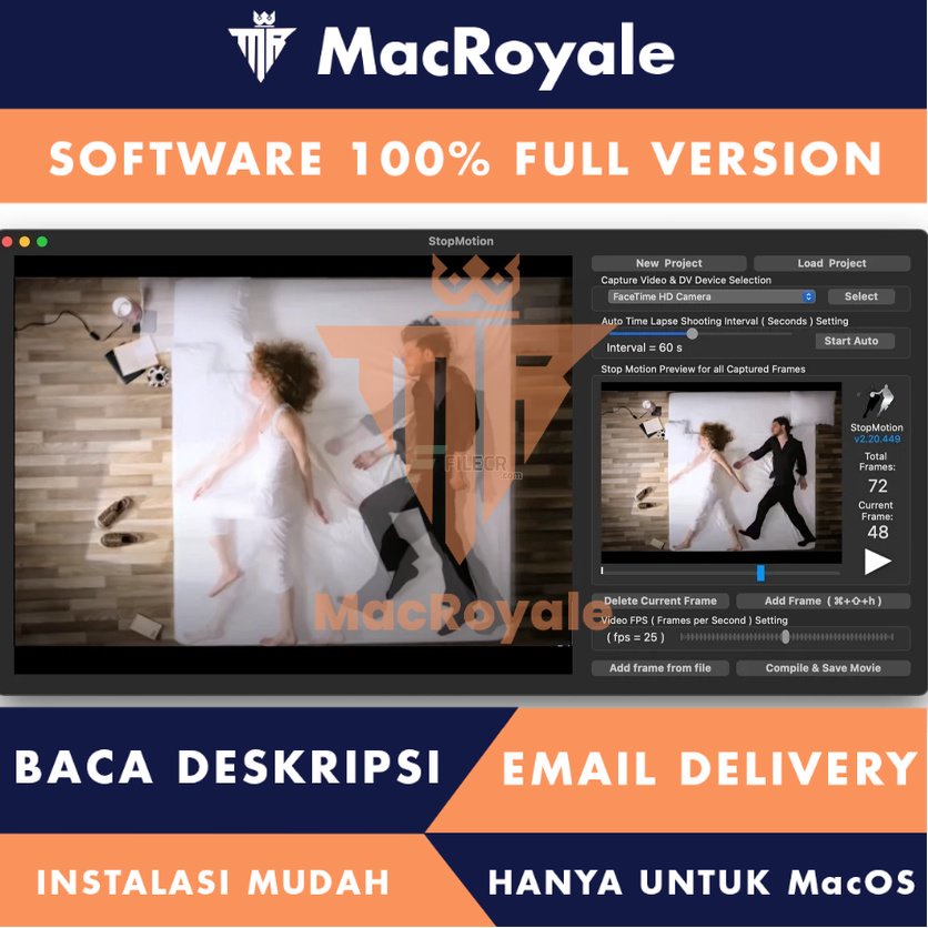 [MacOS] StopMotion Full Version Lifetime Full Garansi
