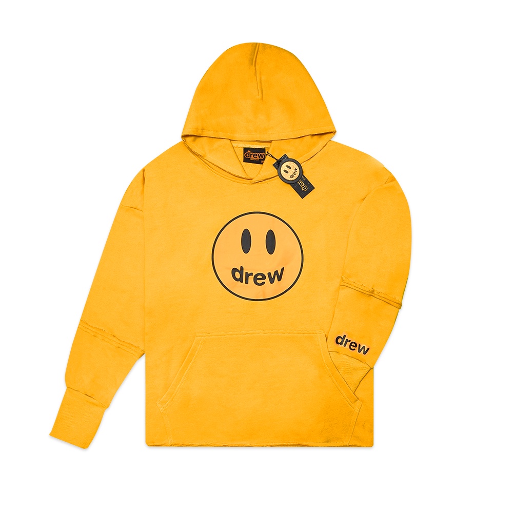 Drew House Mascot Deconstructed Hoodie Yellow