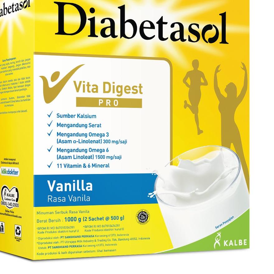 

❁ Diabetasol Vanila / Coklat 1000 gr (1kg) ☞