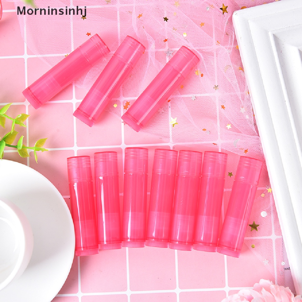 Mornin 10pcs 5g 7warna Tabung Bibir lip balm Wadah Wadah Kosong Kosmetik id