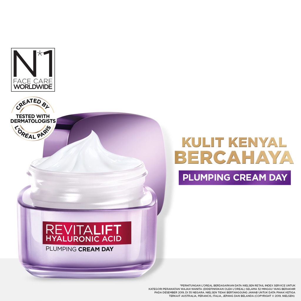 LOREAL PARIS REVITALIFT HYLURONIC ACID PLUMPING CREAM DAY