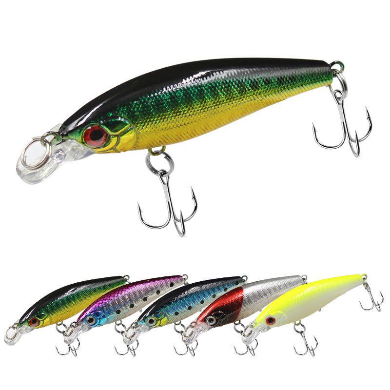 ( CG ) Umpan pancing minnow 3D eyes 7.5 cm / 6.7 gram