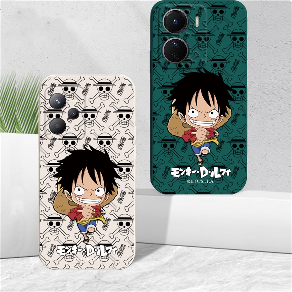 Oppo A17 A57 2022 A15 A16 A16K A54 A53 A12 A5S A7 A3S A11k A31 A52 A92 A94 A93 A37 F9 A1K Reno 7 6 5F 4F One Piece Luffy Soft Silicone Case Cover DGX