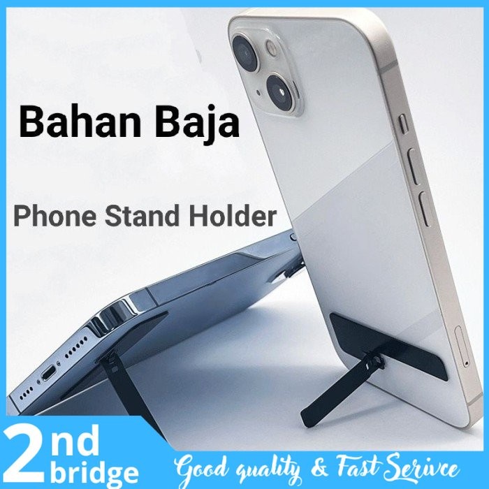 Stiker Bracket Holder Handphone Mini Lipat Bahan Metal Ultra 2B