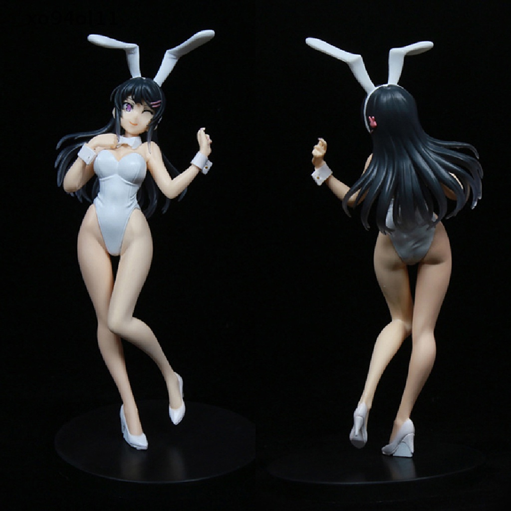 Xo Anime Rascal Not Dream of Bunny Girl Senpai White Mai Sakurajima Figure Mainan OL