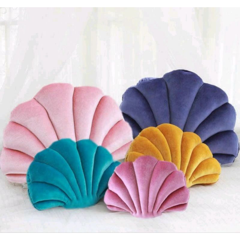 Bantal kerang unik/ BANTAL SOFA KERANG BANTAL KURSI BENTUK KERANG/BANTAL SOFA KERANG LUCU DAN UNIK