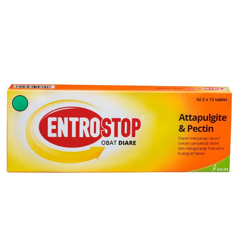 Entrostop 1 BOX 2 Blister @ 10 Tablet - Obat Diare