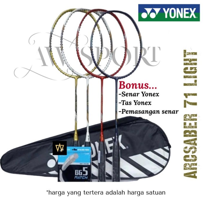 :::::::] Raket Badminton YONEX ARCSABER 71 Light / Raket Bulutangkis