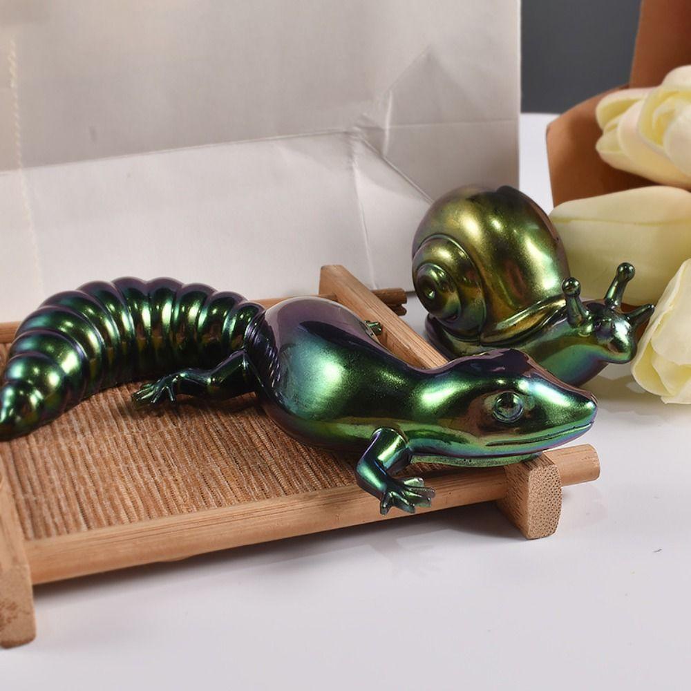 [Elegan] Cetakan Resin Epoxy Hewan Tidak Berbau Handmade Cicak Gypsum Drop Lem Resin Kerajinan Dekorasi Cetakan Silikon