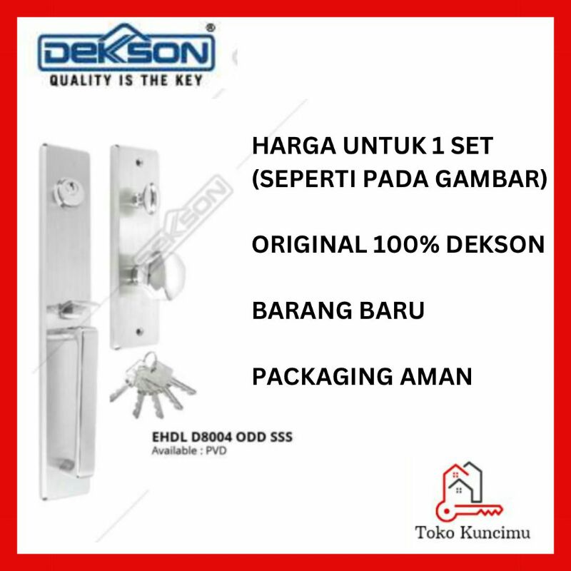 Entrance Handle Dekson Dekkson EHDL D8004 8004 SSS Kunci Pintu Gagang