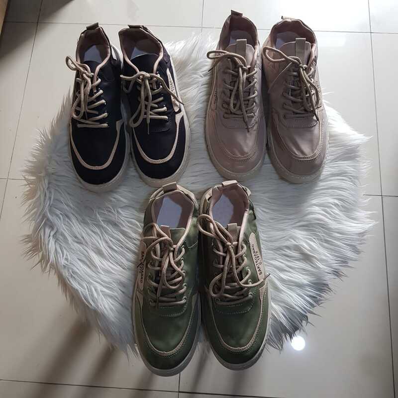 COD BAYAR DITEMPAT!!! 110311 Sepatu Fashion Terbaru Outdoor Traveling Casual Sepatu Sneakers Pria Kekinian No Box