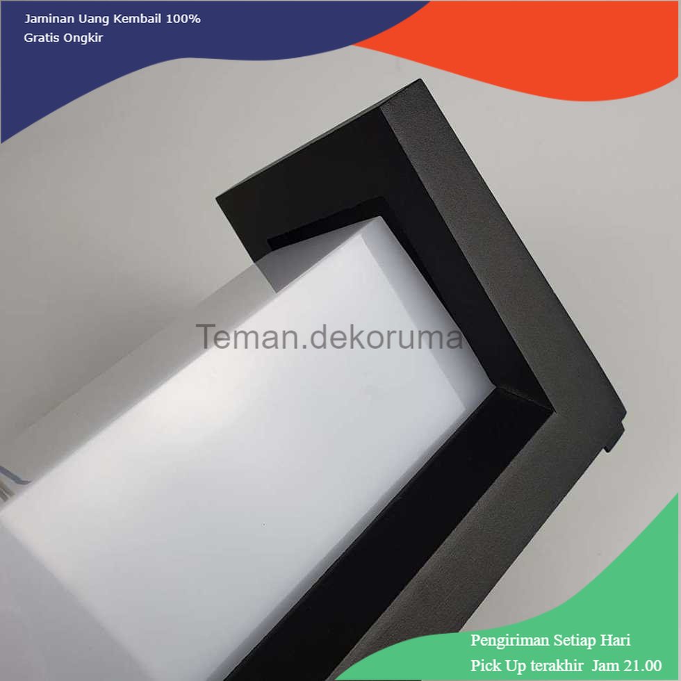 TD - LMP GAVT Lampu Dinding Hias Outdoor Wall Light 18W 26cm Warm White Model H - OWL05H