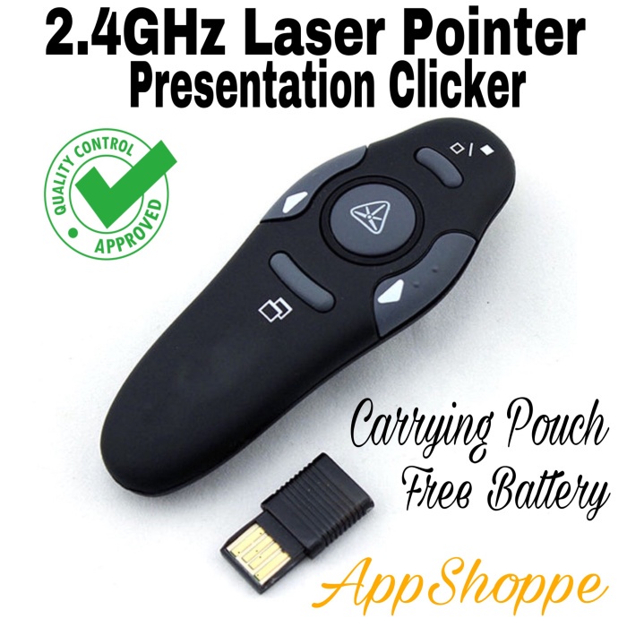 

[[JNT COD]] Laser Pointer 2.4GHz Wireless Presenter Cursor Control