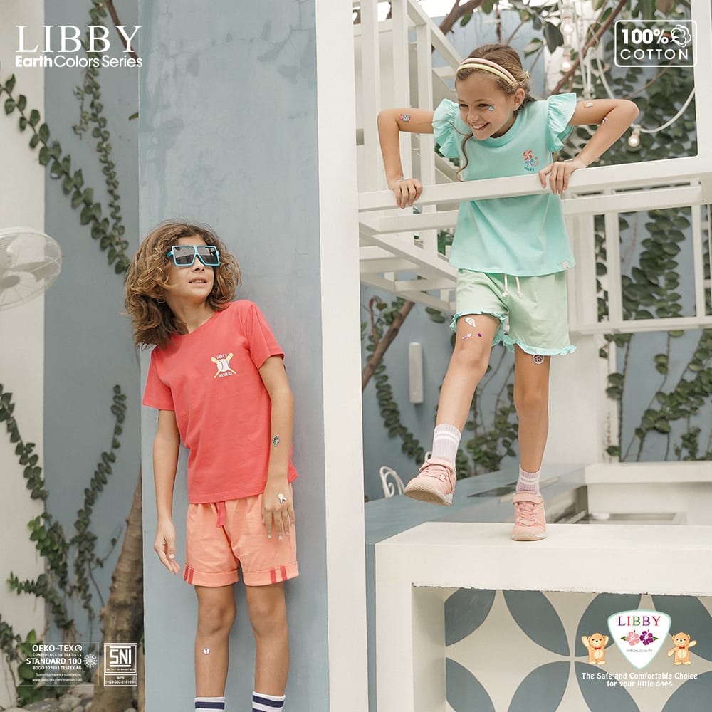 Libby NIJI SET Boy and Girl / Setelan Baju Anak Laki-Laki dan Perempuan