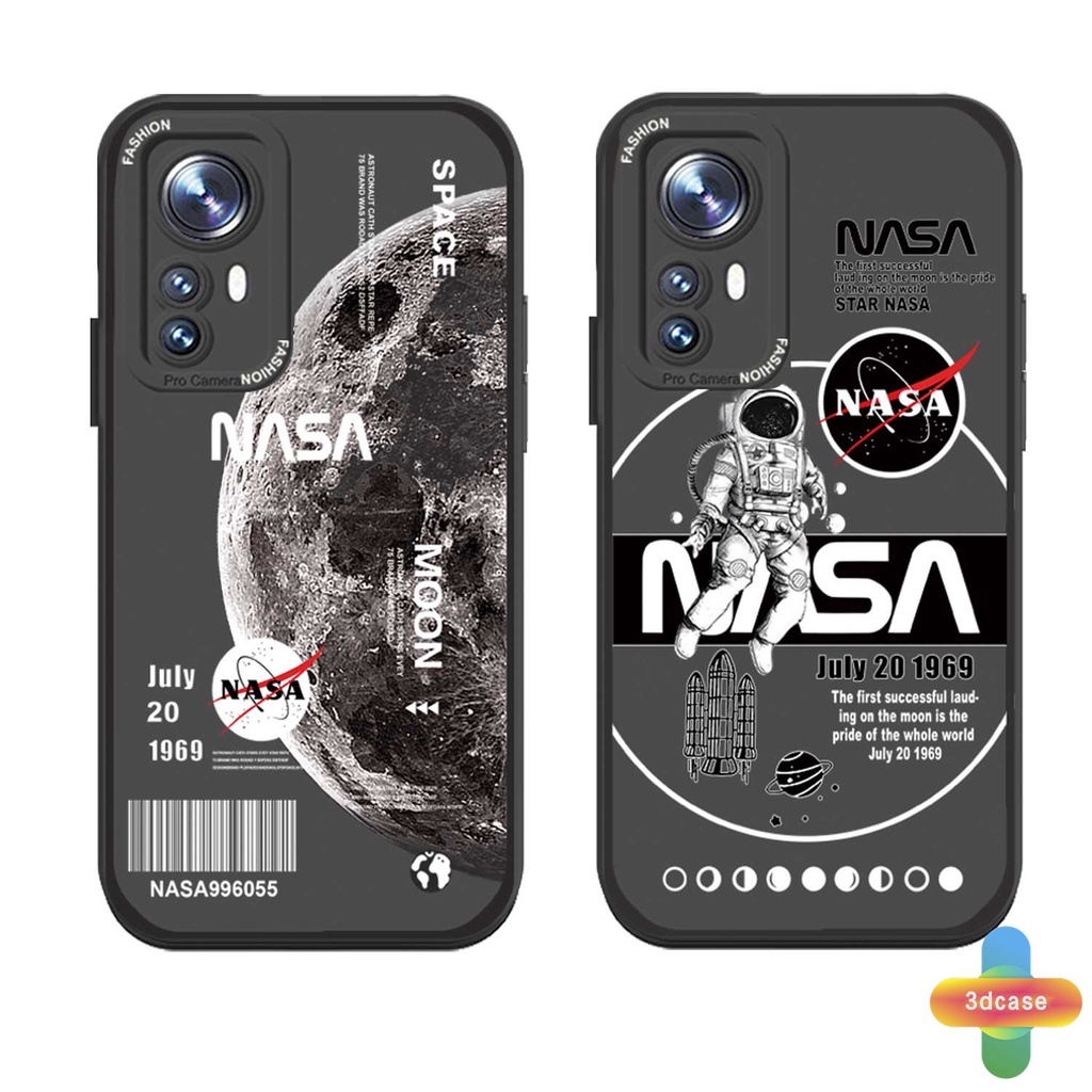 Casing Redmi Note 9 8 10 10S 9 10 PRO MAX 11 9S POCO C3 C31 X3 NFC X3 PRO 9 9C NFC 9A 9i 9T 9AT 9 PRO Power 10X POCO M2 PRO 10 Prime Fashion Space Astronauts Camera Lens Protection Case