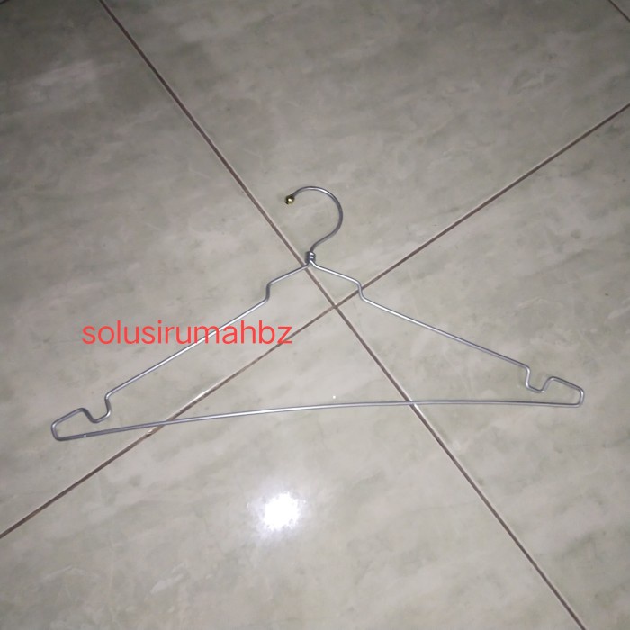 perbiji hanger baju motif random aluminium gantungan rak panger rack