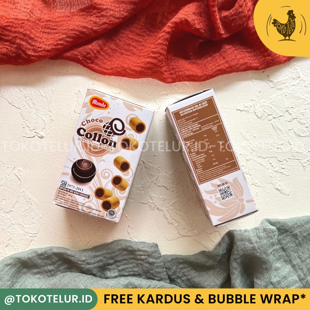 MONDE - Collon Biskuit Krim | Cemilan Snack Anak Biskuit HALAL