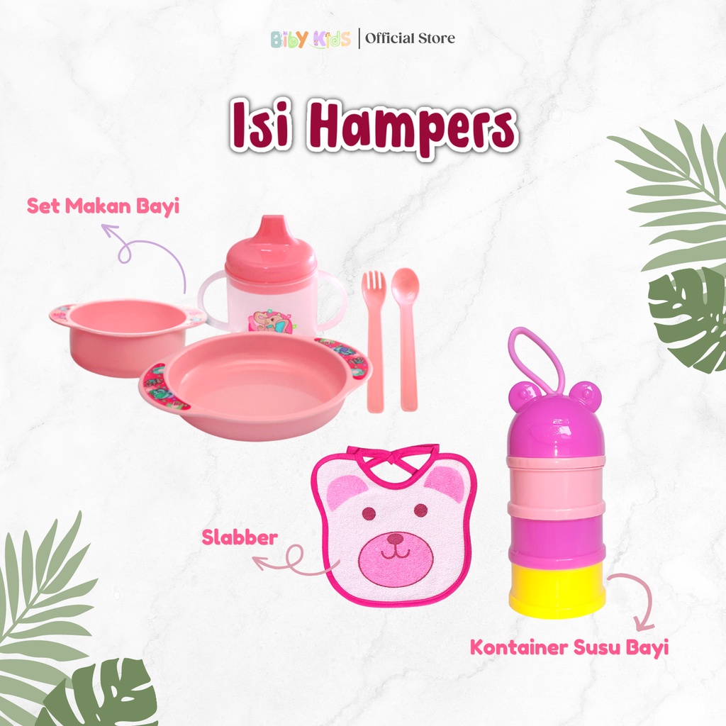 Kado Bayi Perempuan Laki-Laki Gift Set Newborn Baru Lahir Murah Hampers Bayi Perlengkapan Makan Premium