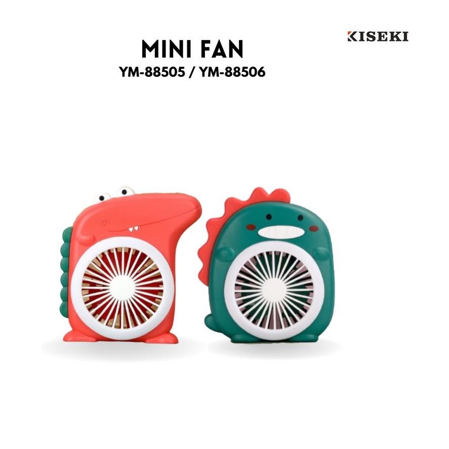۞ Kiseki Mini Fan Ym-/Ym- Kipas Angin Mini Model Karakter Rechargeable ✧