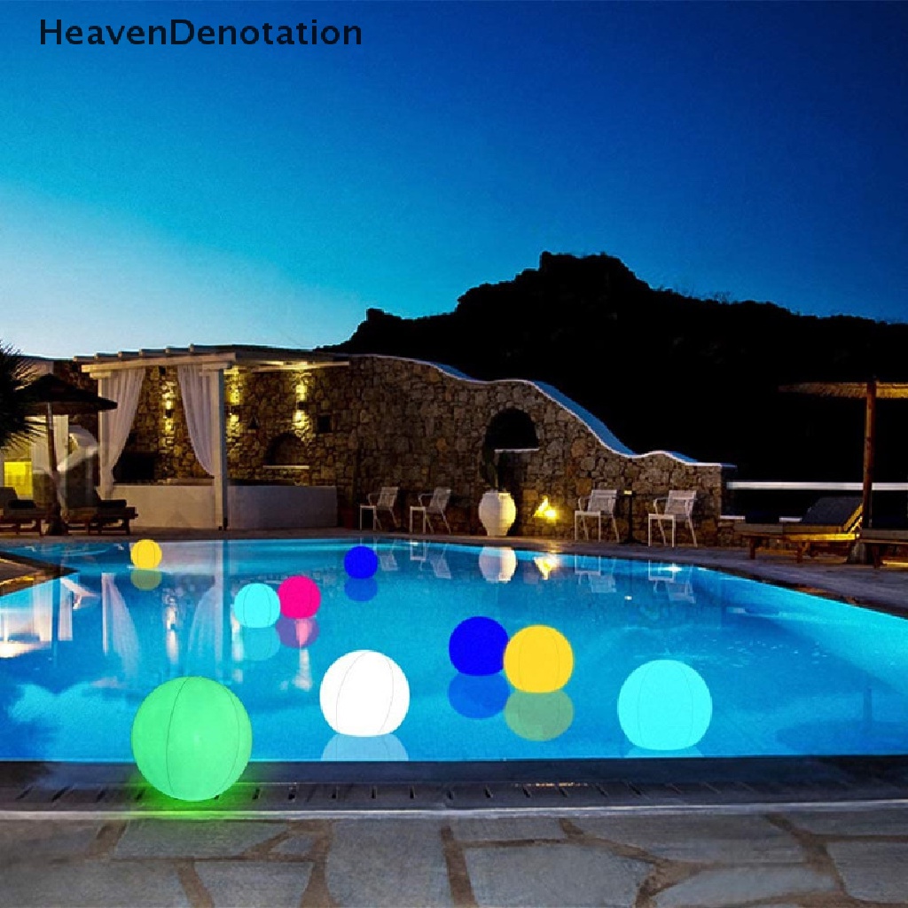 [HeavenDenotation] Balon LED Tiup Besar Blow Up Pantai Besar Untuk Balon Pesta Kolam Air HDV