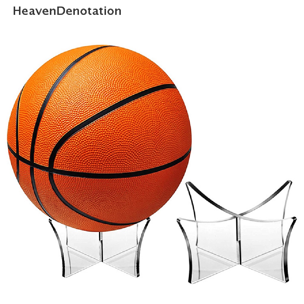[HeavenDenotation] New Akrilik Display Stand Bowling Rugby Basket Sepak Bola Holder HDV
